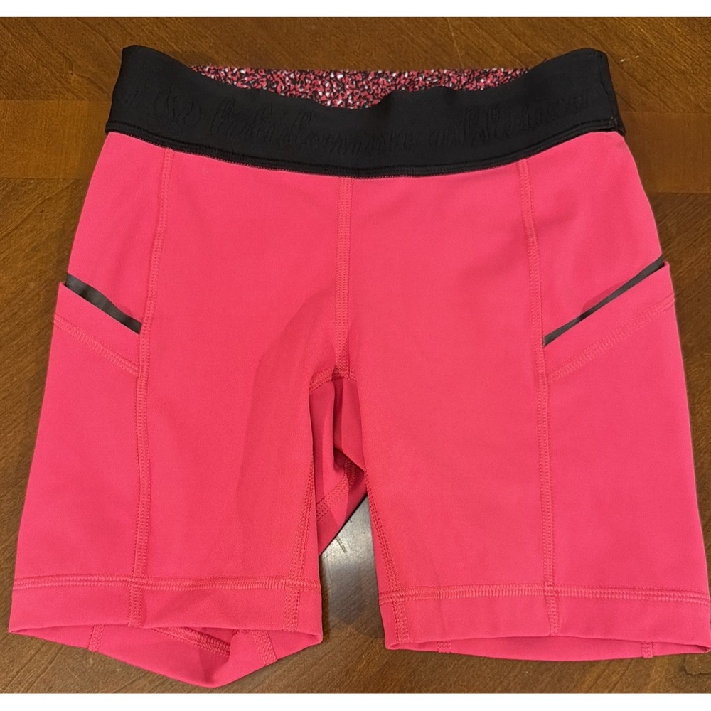 Lululemon What The Sport Short - Hot Pink 6" Size 2